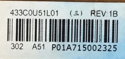 FUENTE PARA TV TOSHIBA / NUMERO DE PARTE 4330U51L01 / VTV-P24001 / 453C0U51L01 / P01A714900017 / P01A715002325 / MODELO 24V4210U - Imagen 2